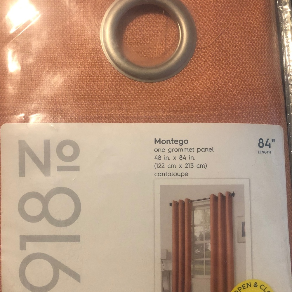 Montego Casual Grommet Top Curtain Panel - No. 918
